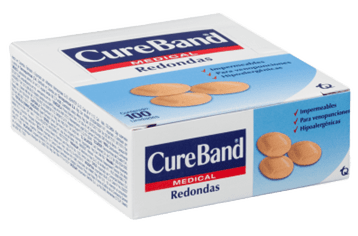Curas redondas cureband prmium Caja X 100 unid