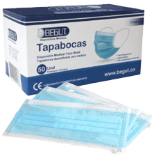 Tapa Bocas Begut empaque individual  Ceja X 50 Unid