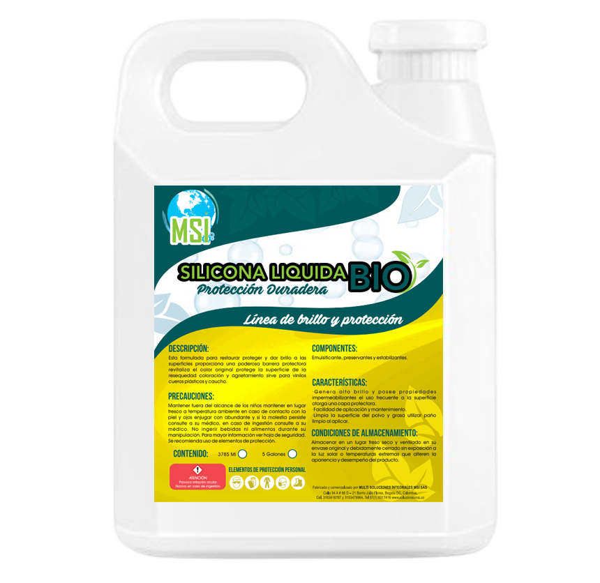 Producto diseñado con siliconas, aditivos especiales, formulado específicamente para el cuidado, limpieza y protección de diferentes superficies.