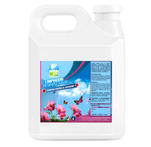 Producto especial para la limpieza, desinfección y aromatización de pisos, paredes y  superficies en general, con aroma a lavanda