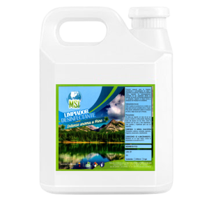 Producto especial para la limpieza, desinfección y aromatización de pisos, paredes y  superficies en general, , con aroma a pino.